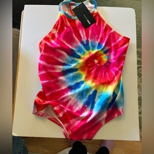 NWT XL Fashion Nova Tie Dye Bodysuit